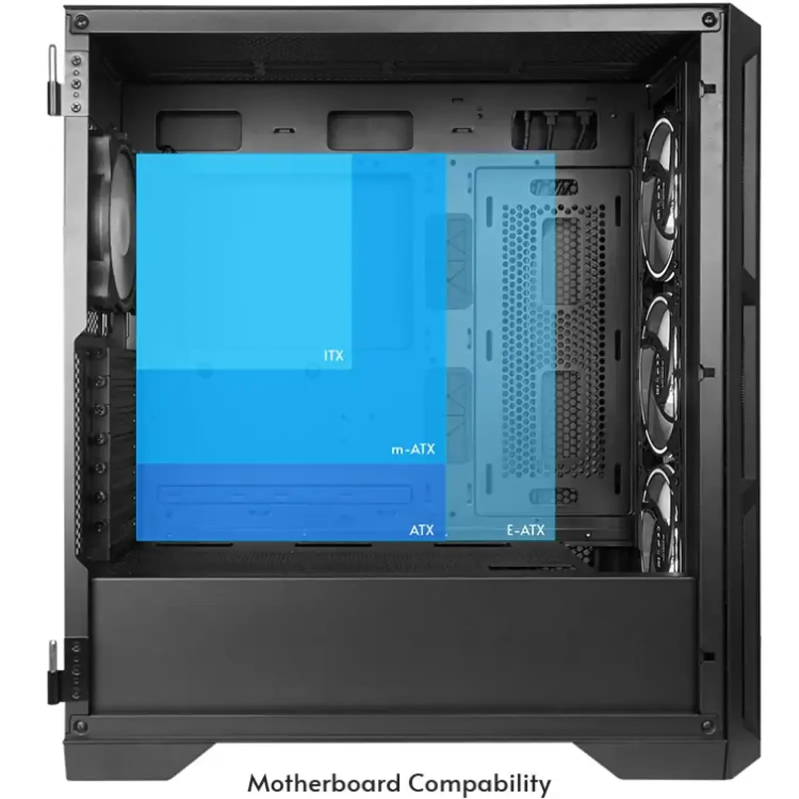 Корпус Chieftec APEX GA-01B-TG-OP 4x120mm A-RGB, USB-C, E-ATX, без БЖ, Black UA