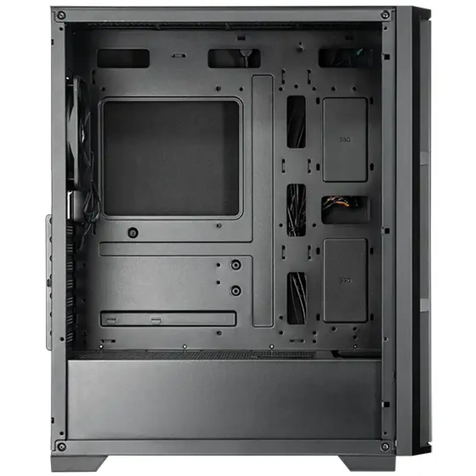 Корпус Chieftec Pro Midi Q AS-02B-OP ATX, без БЖ, Black UA
