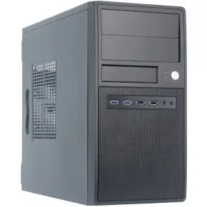 Корпус Chieftec MESH CT-04B-OP, без БЖ, 2xUSB3.0+2xUSB2.0, mATX, Black UA