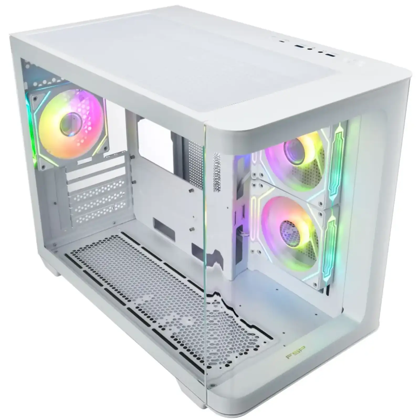 Корпус FSP S380-WA без Блок питания mATX White UA