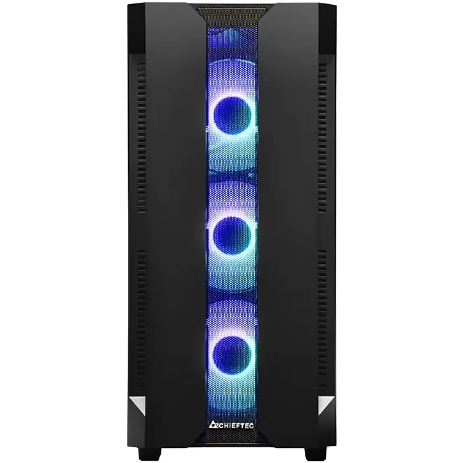 Корпус Chieftec HUNTER GS-01B-OP 4x120mm A-RGB, ATX, без БЖ, Black UA