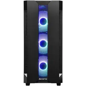 Корпус Chieftec HUNTER GS-01B-OP 4x120mm A-RGB, ATX, без БЖ, Black UA