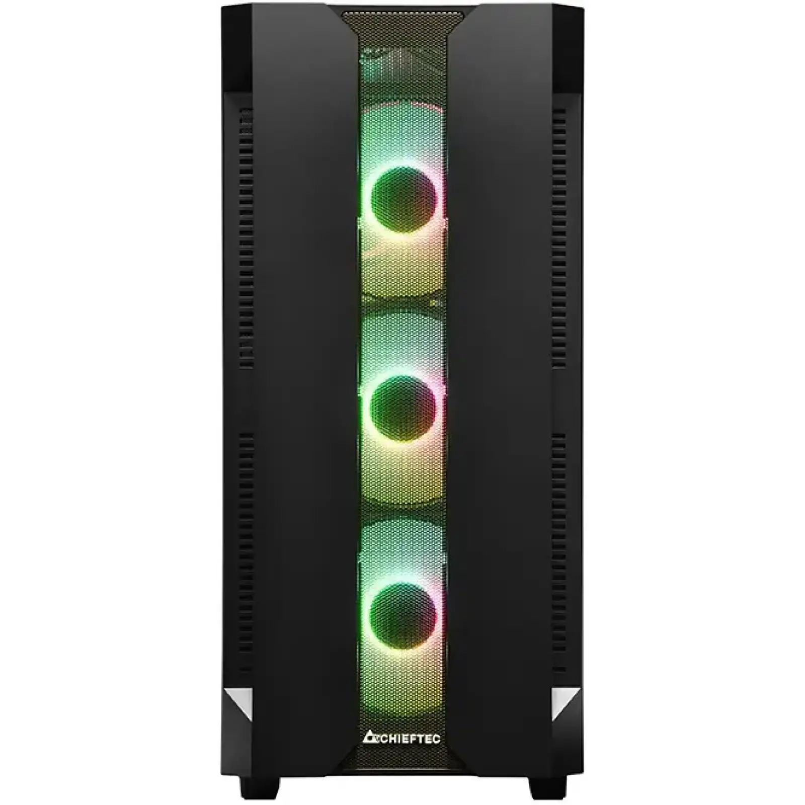 Корпус Chieftec HUNTER GS-01B-OP 4x120mm A-RGB, ATX, без БЖ, Black UA