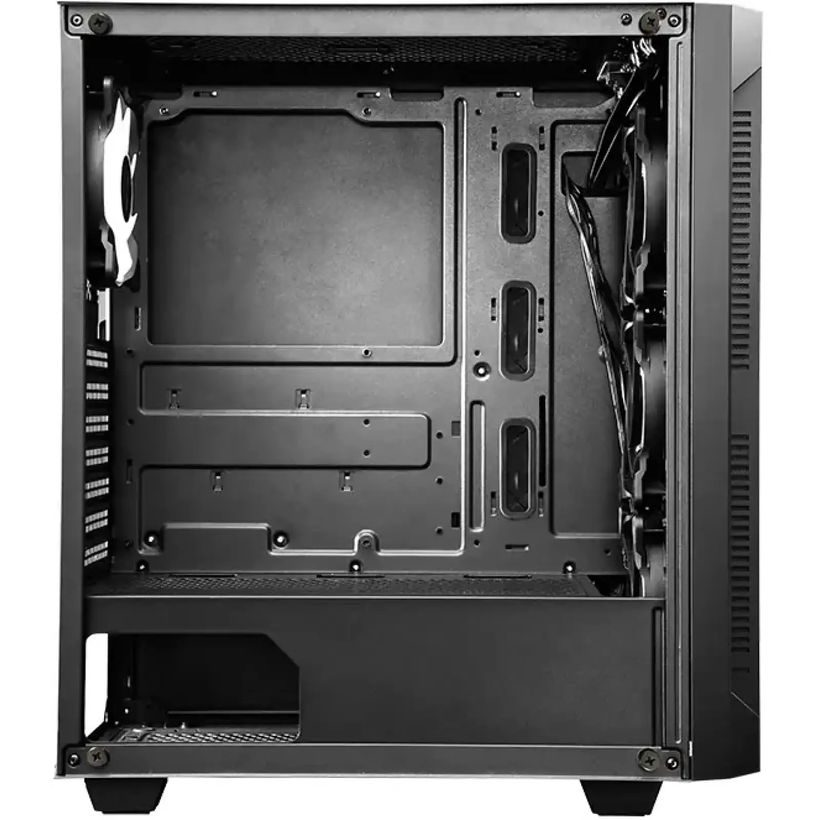 Корпус Chieftec HUNTER GS-01B-OP 4x120mm A-RGB, ATX, без БЖ, Black UA