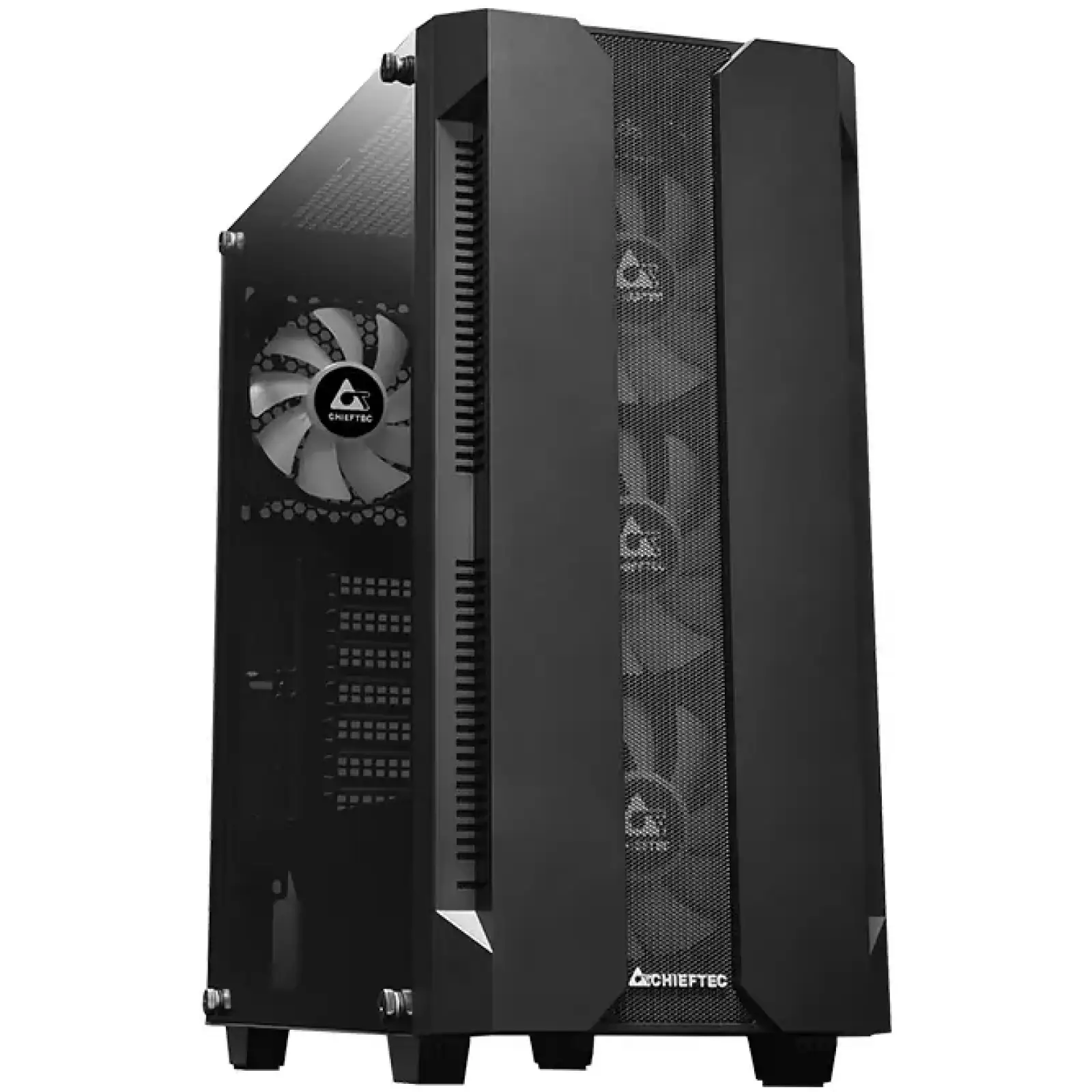 Корпус Chieftec HUNTER GS-01B-OP 4x120mm A-RGB, ATX, без БЖ, Black UA