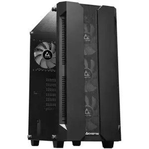 Корпус Chieftec HUNTER GS-01B-OP 4x120mm A-RGB, ATX, без БЖ, Black UA