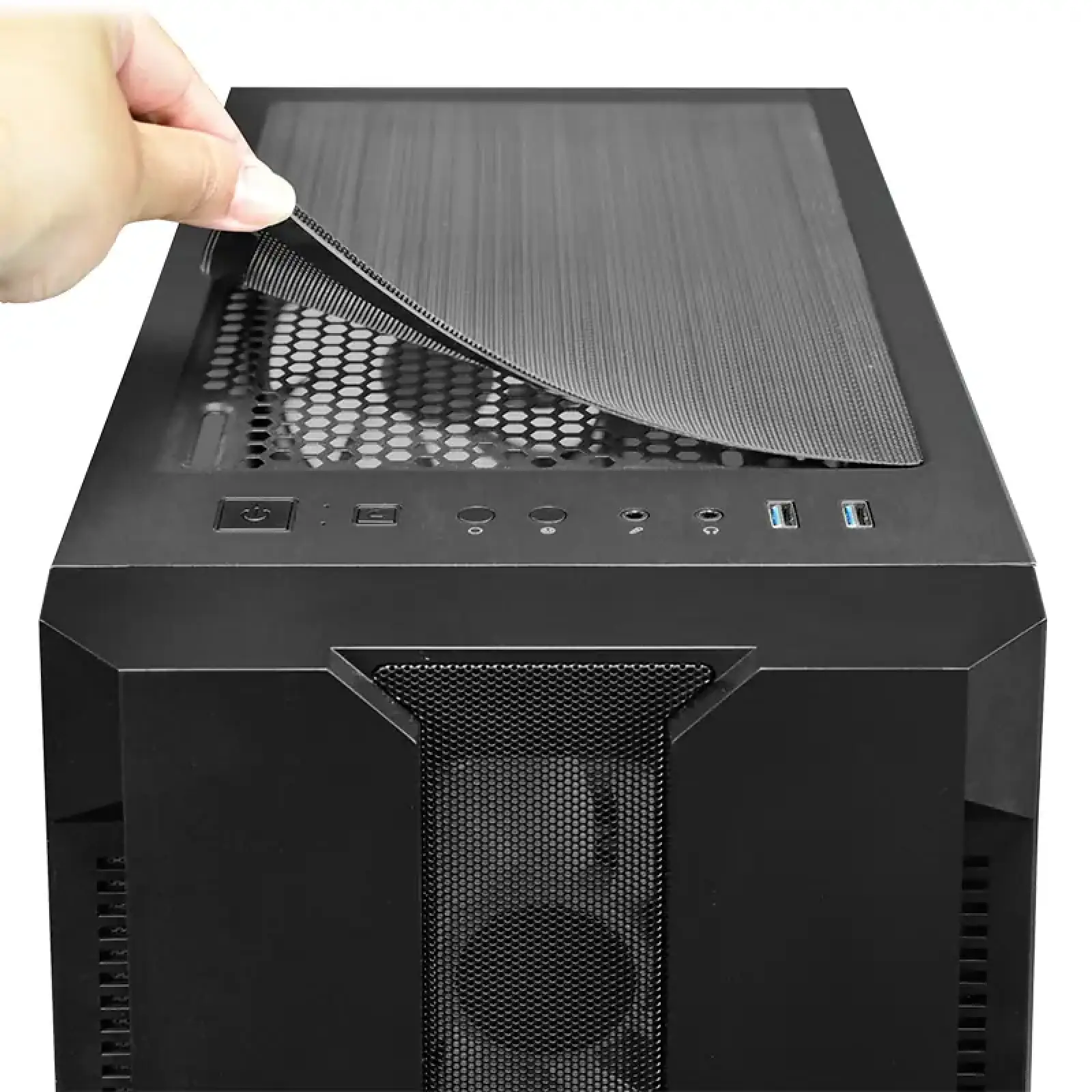 Корпус Chieftec HUNTER GS-01B-OP 4x120mm A-RGB, ATX, без БЖ, Black UA