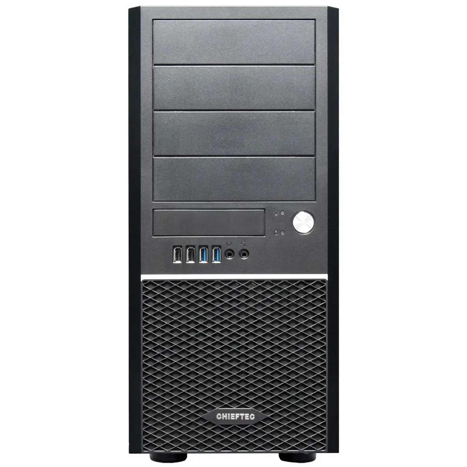 Корпус Chieftec CLASSIC CM-25B-OP, без БЖ, 2xUSB3.0, ATX, Black UA