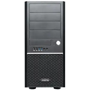 Корпус Chieftec CLASSIC CM-25B-OP, без БЖ, 2xUSB3.0, ATX, Black UA