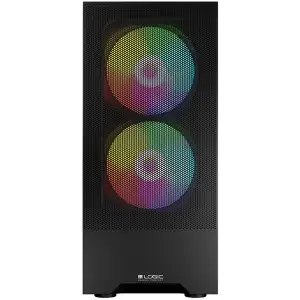 Корпус LogicConcept ARYA MESH+GLASS ARGB fans 2x140mm+1x120mm BLACK без Блок живлення ATX (AT-ARYA-10-000000-0002) UA