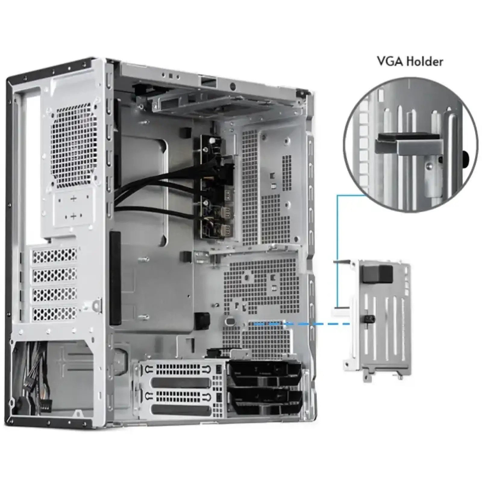 Корпус Chieftec UNI BS-20B-OP, без БЖ, mATX, Black UA