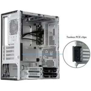 Корпус Chieftec UNI BS-20B-OP, без БЖ, mATX, Black UA
