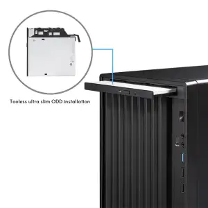 Корпус Chieftec UNI BS-20B-OP, без БЖ, mATX, Black UA