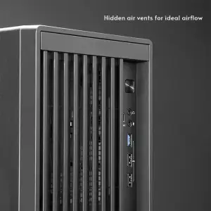 Корпус Chieftec UNI BS-20B-OP, без БЖ, mATX, Black UA