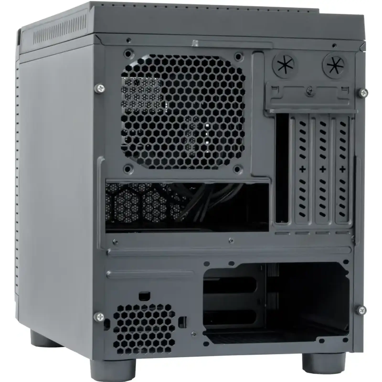 Корпус Chieftec GAMING CUBE CI-01B-OP mATX, без БЖ, Black UA