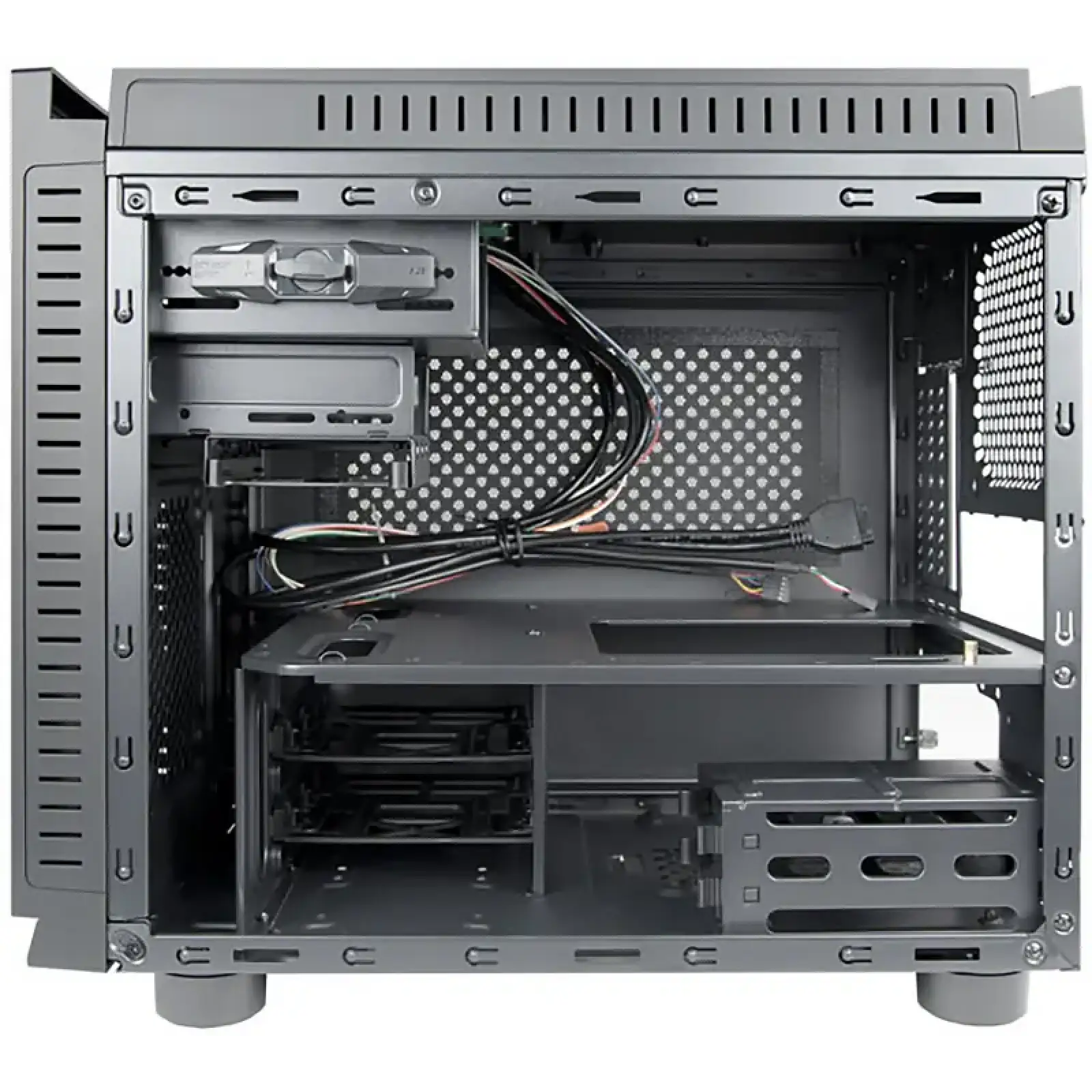 Корпус Chieftec GAMING CUBE CI-01B-OP mATX, без БЖ, Black UA