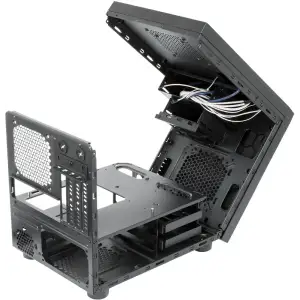 Корпус Chieftec GAMING CUBE CI-01B-OP mATX, без БЖ, Black UA