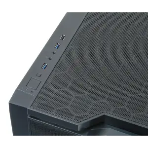 Корпус Chieftec GAMING CUBE CI-01B-OP mATX, без БЖ, Black UA