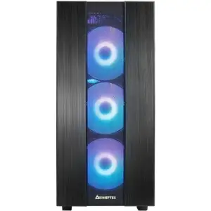 Корпус Chieftec HUNTER 2 GS-02B-OP 4x120mm A-RGB, USB-C, ATX, без БЖ, Black UA