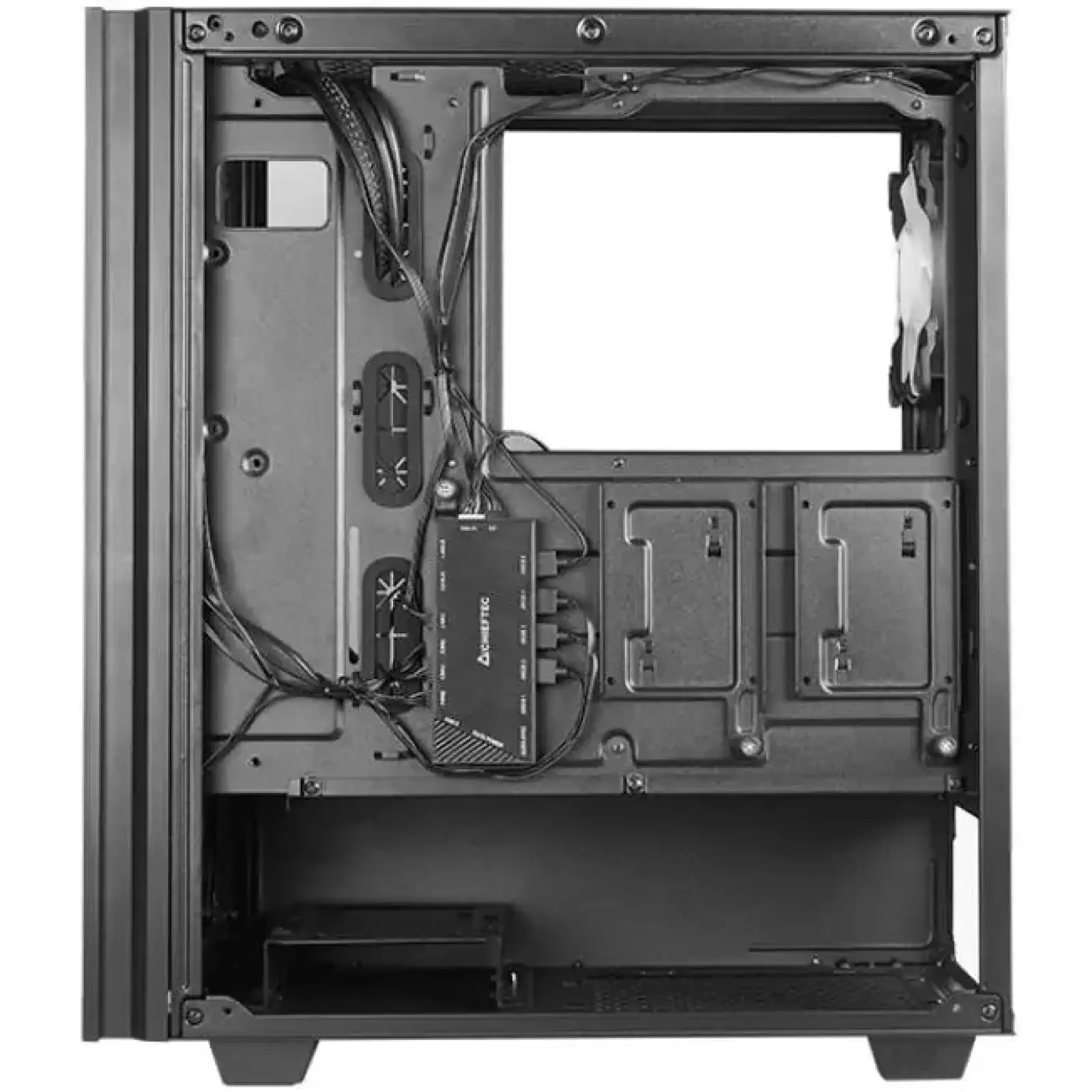 Корпус Chieftec HUNTER 2 GS-02B-OP 4x120mm A-RGB, USB-C, ATX, без БЖ, Black UA