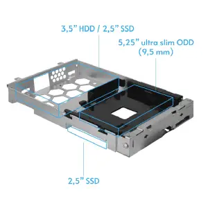 Корпус Chieftec UNI BE-10B-300 mATX , Блок питания 300W, SLIM FF UA