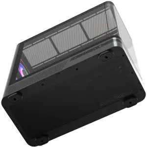 Корпус Modecom VOLCANO AQ200 ARGB MIDI FRONT LCD, 4x120mm fans BLACK без Блок питания ATX (MC-A-AQ200-4FA-B) UA