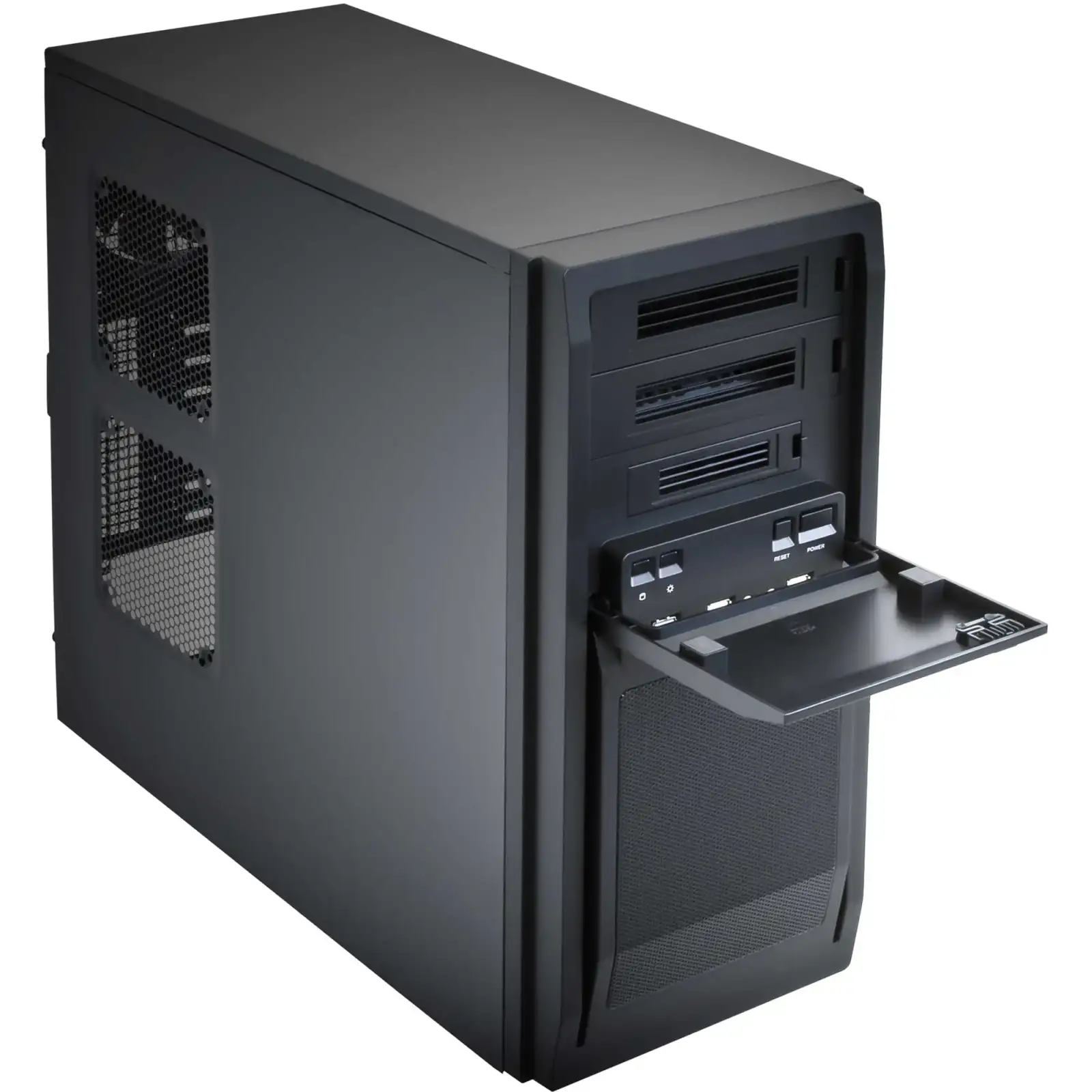 Корпус Chieftec LIBRA LF-02B-OP ATX, без БЖ, Black UA