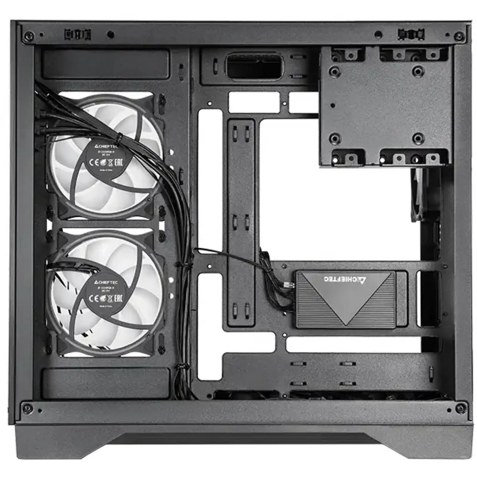 Корпус Chieftec VISIO GM-30B-TG-OP ATX, без БЖ, Black UA