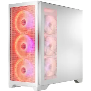Корпус Modecom VOLCANO EXPANSE S ARGB 4x140mm fans MIDI USB 3.0x2+TYPE-C WHITE без Блок питания ATX (AT-EXPANSE-SG-20-000000) UA