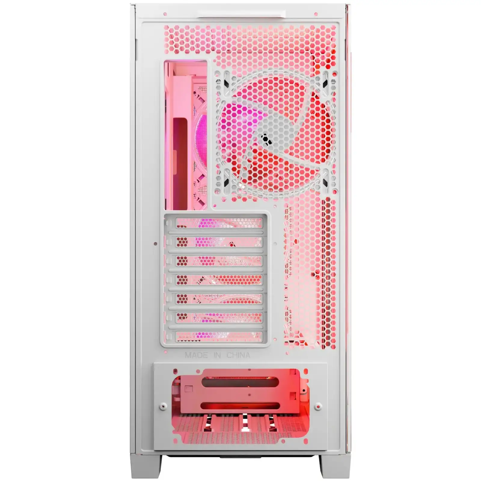 Корпус Modecom VOLCANO EXPANSE S ARGB 4x140mm fans MIDI USB 3.0x2+TYPE-C WHITE без Блок питания ATX (AT-EXPANSE-SG-20-000000) UA