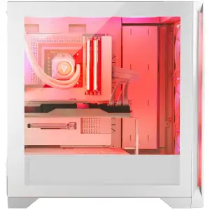 Корпус Modecom VOLCANO EXPANSE S ARGB 4x140mm fans MIDI USB 3.0x2+TYPE-C WHITE без Блок питания ATX (AT-EXPANSE-SG-20-000000) UA