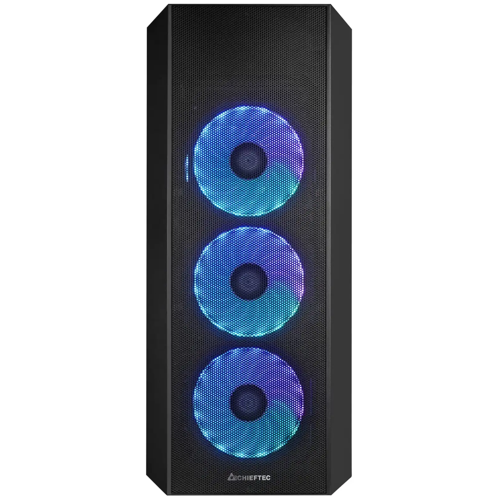 Корпус Chieftec SCORPION 4 GL-04B-UC-OP 4x120mm A-RGB, USB-C, ATX, без БЖ, Black UA