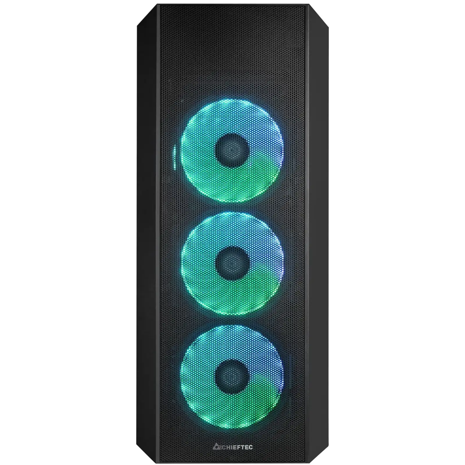 Корпус Chieftec SCORPION 4 GL-04B-UC-OP 4x120mm A-RGB, USB-C, ATX, без БЖ, Black UA