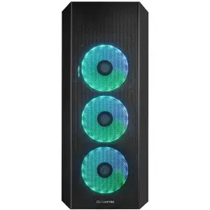 Корпус Chieftec SCORPION 4 GL-04B-UC-OP 4x120mm A-RGB, USB-C, ATX, без БЖ, Black UA