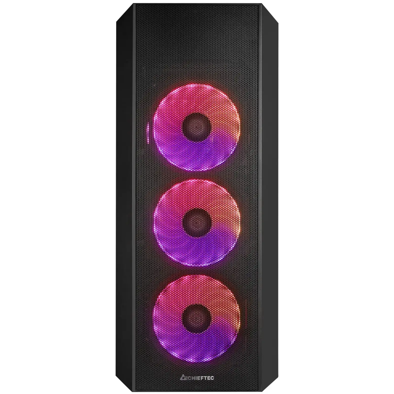 Корпус Chieftec SCORPION 4 GL-04B-UC-OP 4x120mm A-RGB, USB-C, ATX, без БЖ, Black UA