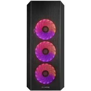 Корпус Chieftec SCORPION 4 GL-04B-UC-OP 4x120mm A-RGB, USB-C, ATX, без БЖ, Black UA