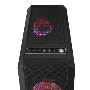 Корпус Chieftec SCORPION 4 GL-04B-UC-OP 4x120mm A-RGB, USB-C, ATX, без БЖ, Black UA