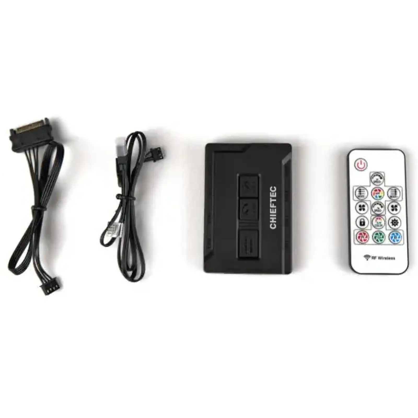 Корпус Chieftec SCORPION 4 GL-04B-UC-OP 4x120mm A-RGB, USB-C, ATX, без БЖ, Black UA