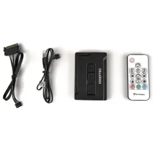 Корпус Chieftec SCORPION 4 GL-04B-UC-OP 4x120mm A-RGB, USB-C, ATX, без БЖ, Black UA