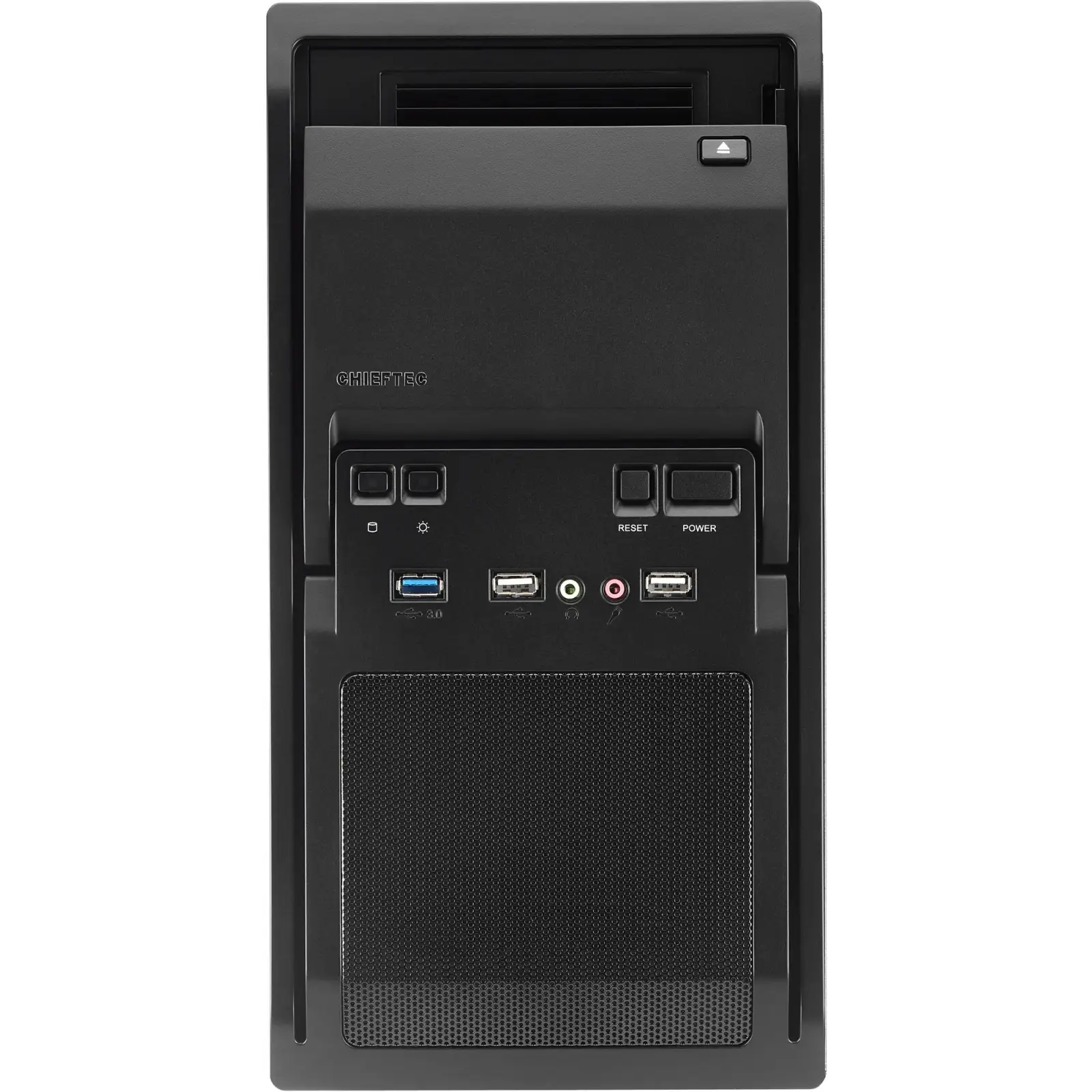 Корпус Chieftec LIBRA LT-01B-OP mATX, без БЖ, Black UA