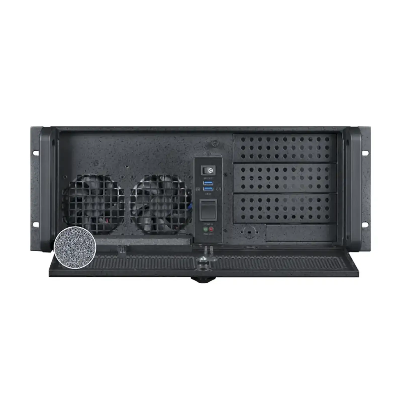 Корпус серверний Chieftec UNC-410S-B-U3-OP без Блок питания UA