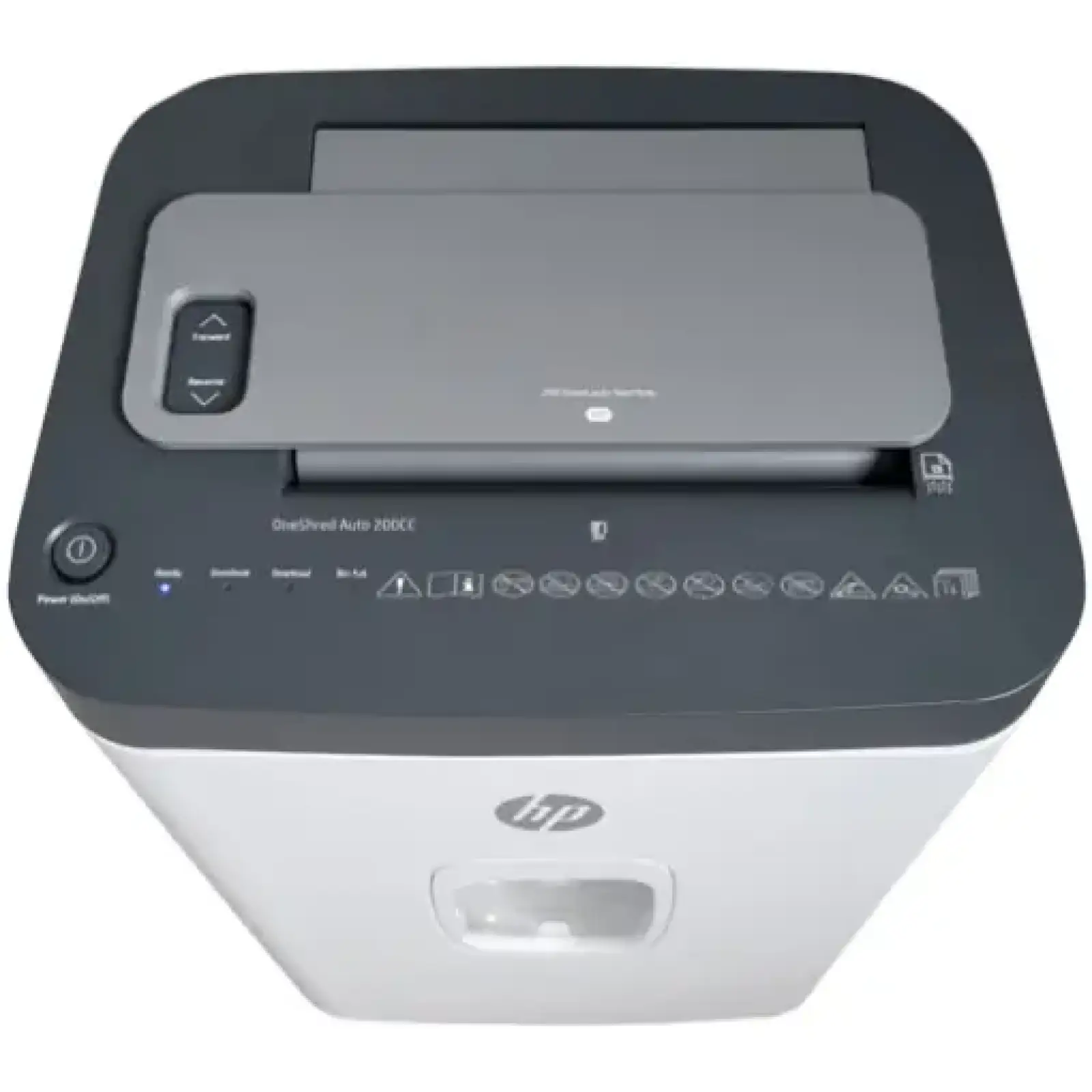 Знищувач документів HP OneShred Auto 200CC, A4, 80g х 13 листів, 4.3*12, 28 л., P-4 (2819) UA