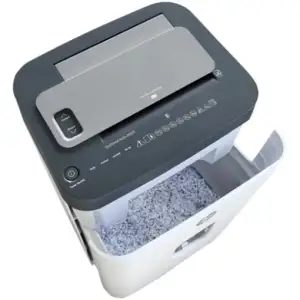 Знищувач документів HP OneShred Auto 200CC, A4, 80g х 13 листів, 4.3*12, 28 л., P-4 (2819) UA