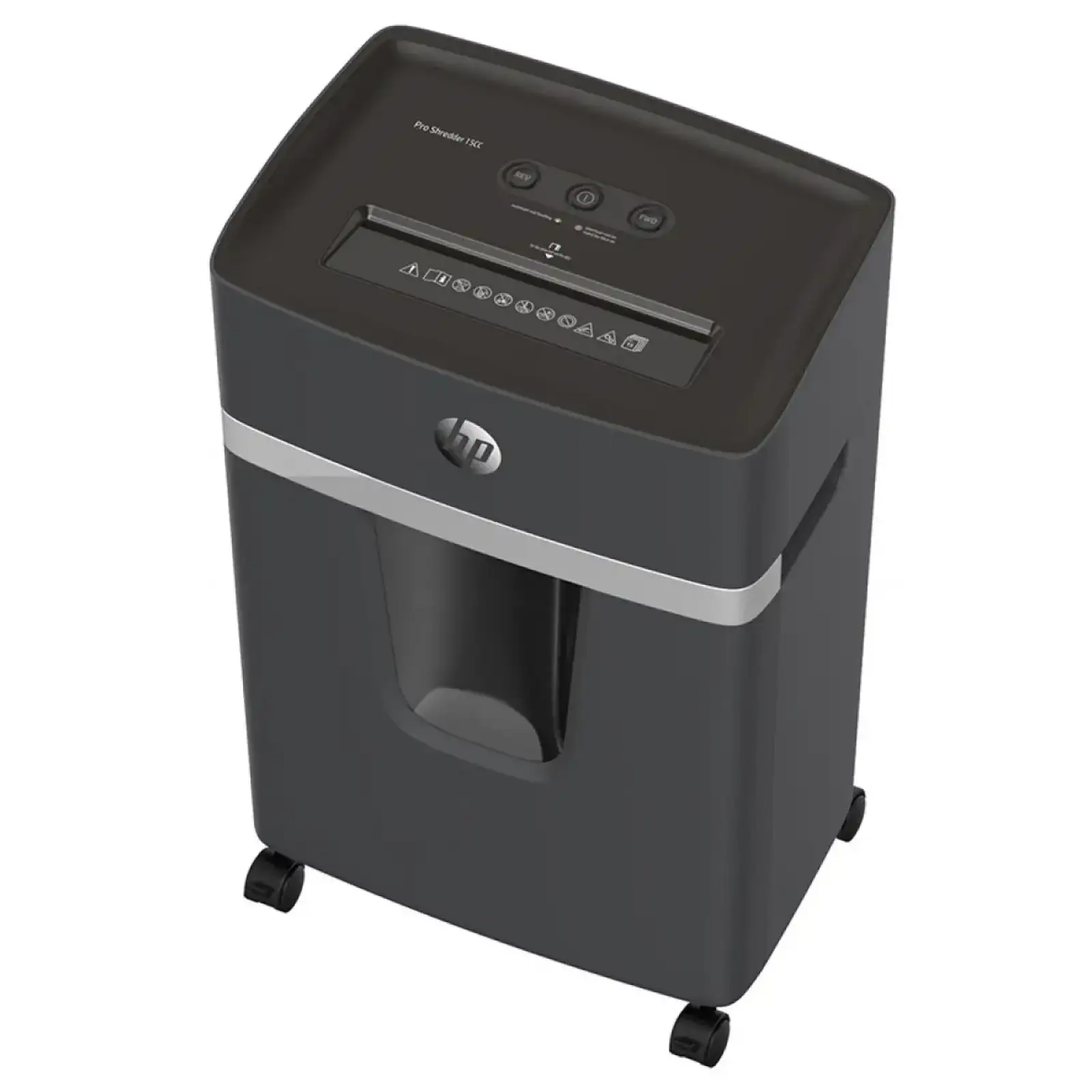 Знищувач документів HP Pro Shredder 15CC, A4, 80g х 15 листів, 4*35, 20 л., P-4 (2811) UA