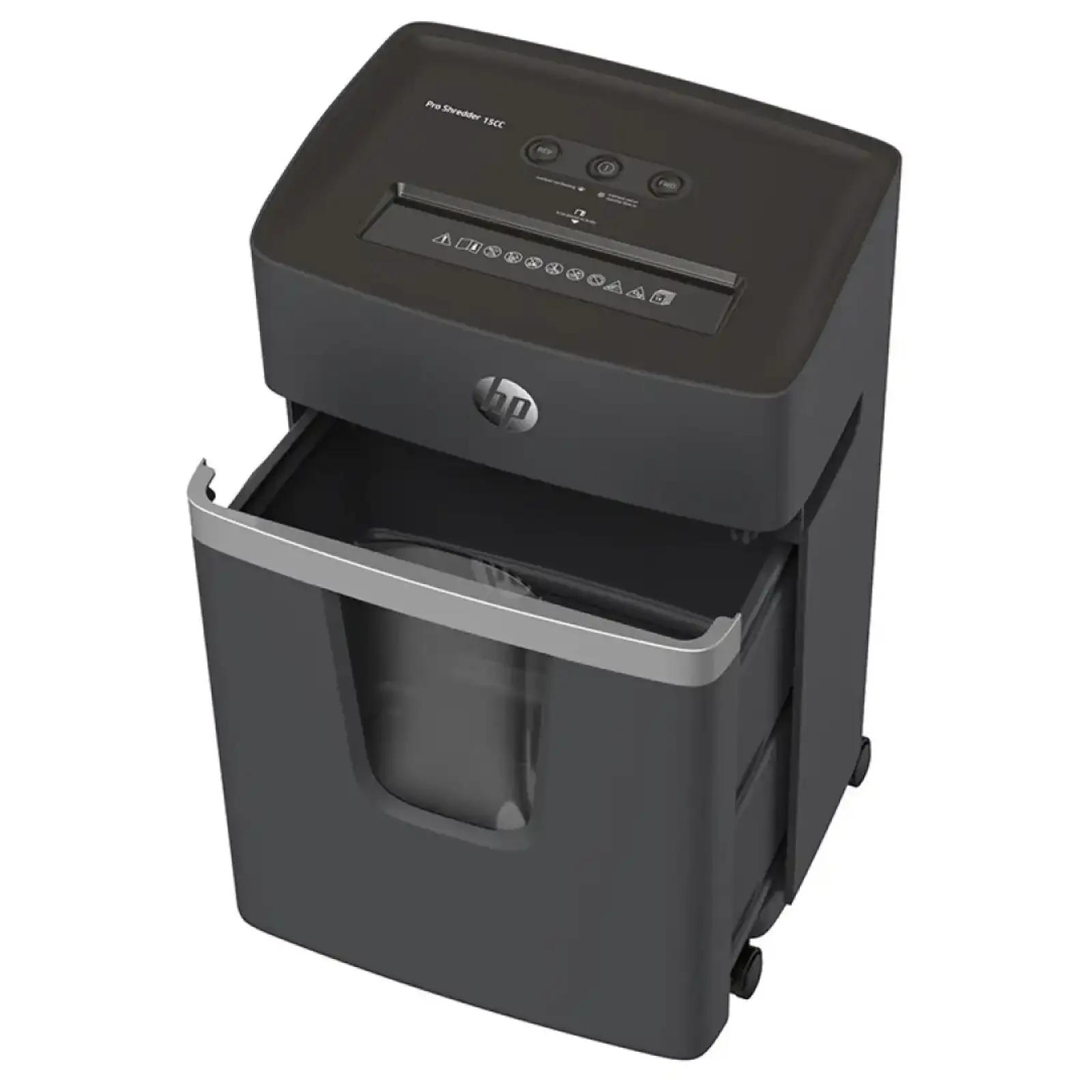 Знищувач документів HP Pro Shredder 15CC, A4, 80g х 15 листів, 4*35, 20 л., P-4 (2811) UA