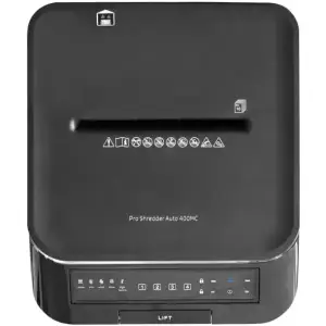 Знищувач документів HP Pro Shred Auto 400MC, A4, 80g х 10 л.,2*12, 53л., P-5 (2823) UA