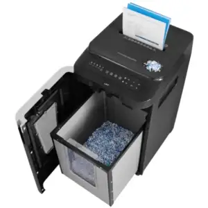 Знищувач документів HP Pro Shred Auto 400MC, A4, 80g х 10 л.,2*12, 53л., P-5 (2823) UA