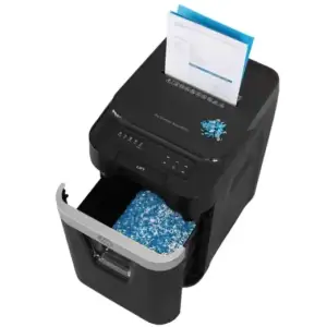 Знищувач документів HP Pro Shred Auto 200CC, CrossCut Paper Shredder, A4, 80g х 10 л.,4*20, 32л.,P-4 (2820) UA