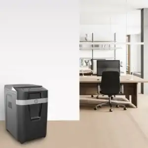 Знищувач документів HP Pro Shred Auto 200CC, CrossCut Paper Shredder, A4, 80g х 10 л.,4*20, 32л.,P-4 (2820) UA
