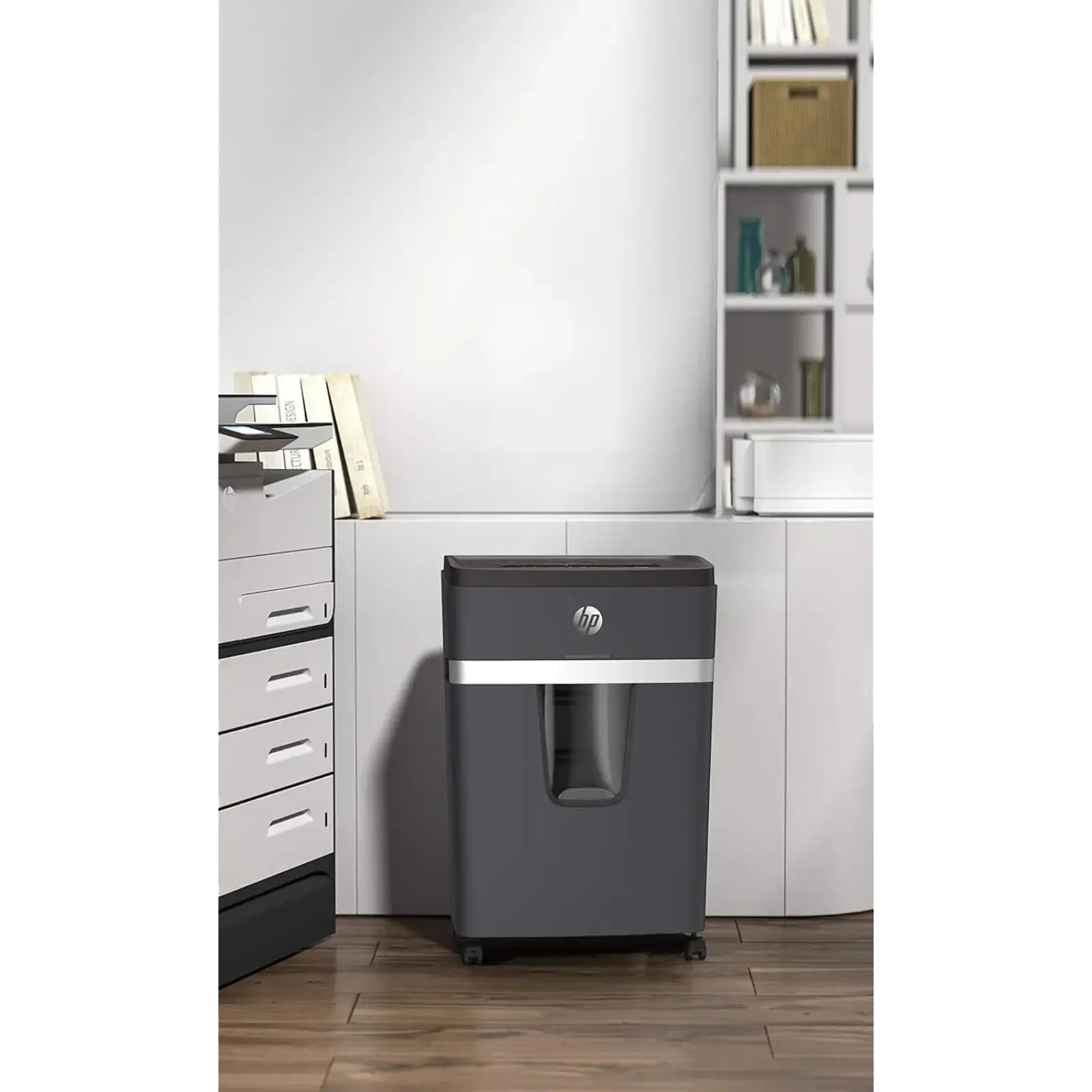 Знищувач документів HP Pro Shredder 12MC, A4, 80g х 12 листів, 2*15, 25 л, P-5 (2814) UA